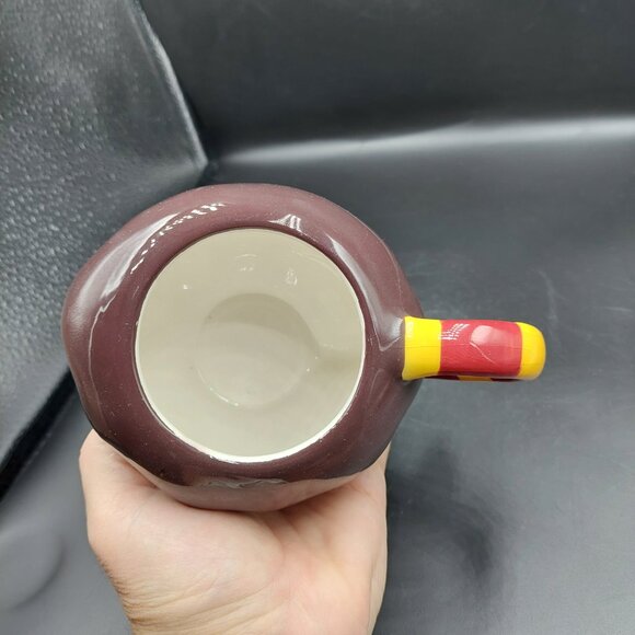 2 Harry Potter Ceramic 3D Face Figural Coffee Mug & Hufflepuff Cauldron EUC - Picture 6 of 12